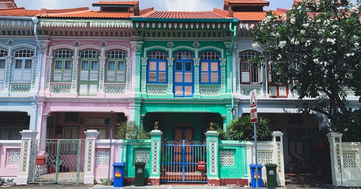 Singapore landed house exterior for a GCB bridging loan LTV example
