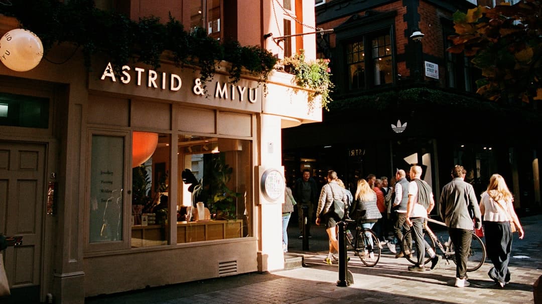 London high street retail unit exterior, typical commercial property target for bridging finance