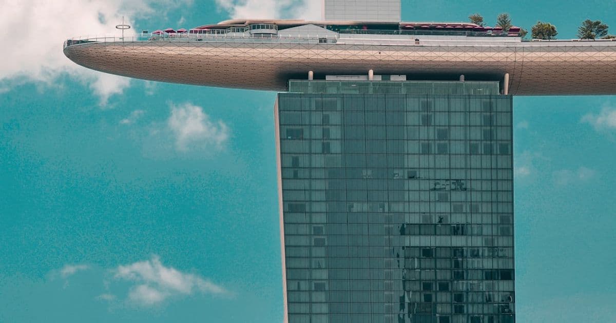 Singapore condominium tower exterior in prime district