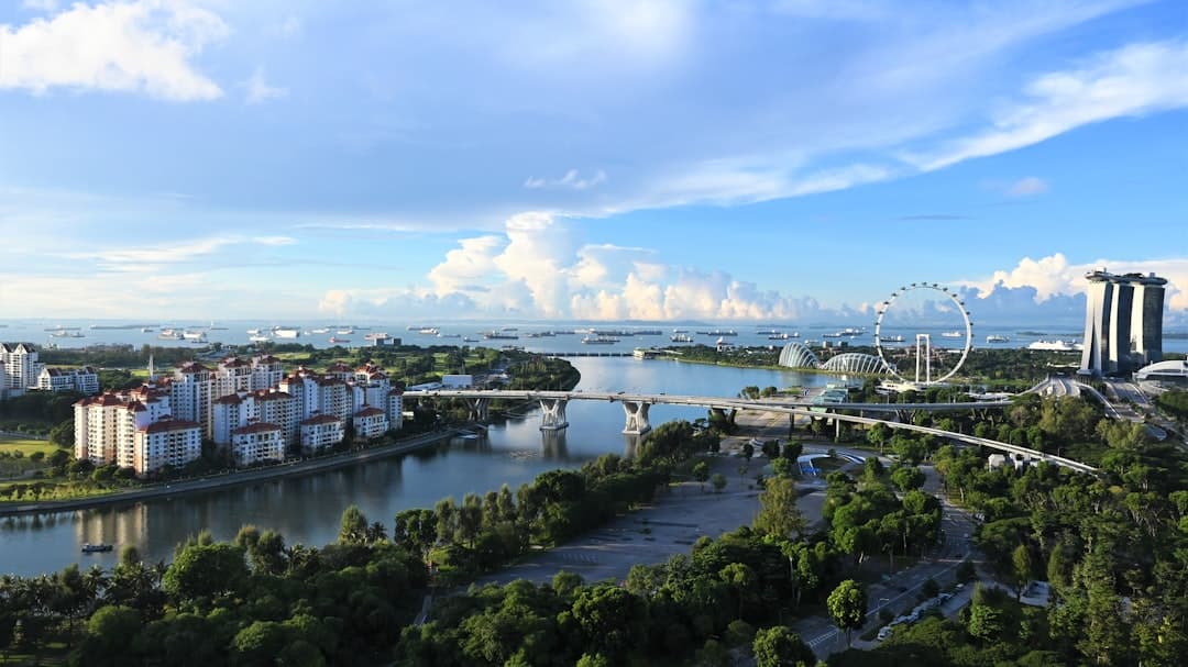Marina Bay Singapore skyline representing the prime districts where offshore-held property is most commonly financed
