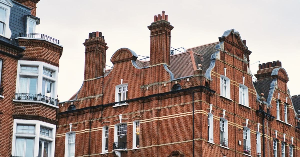 Belgravia terrace in prime central London, where cash buyers typically dominate off-market sales