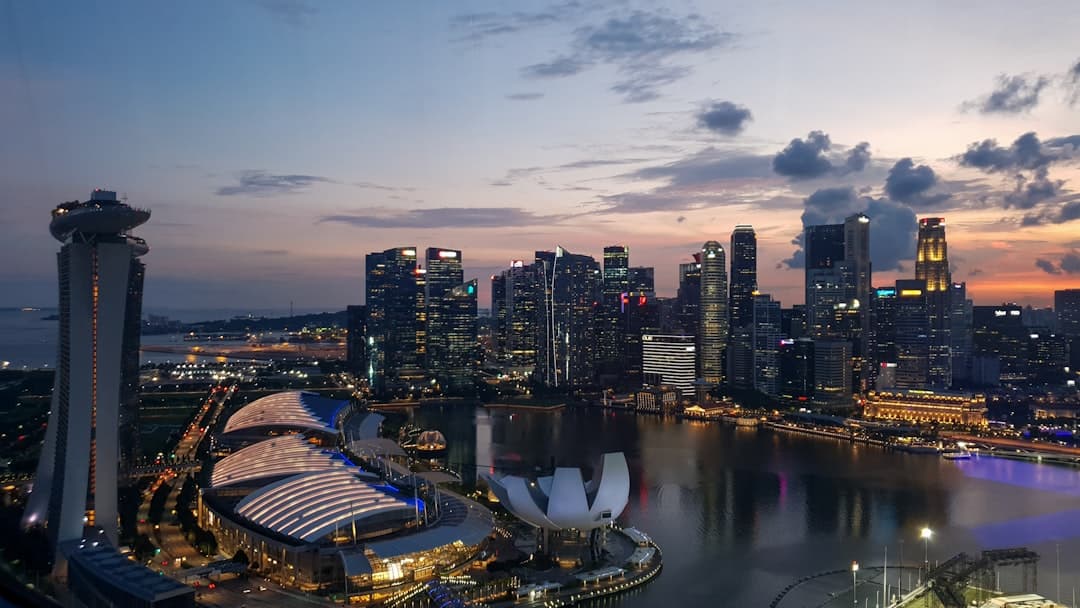 Singapore prime district luxury condominium building exterior facade