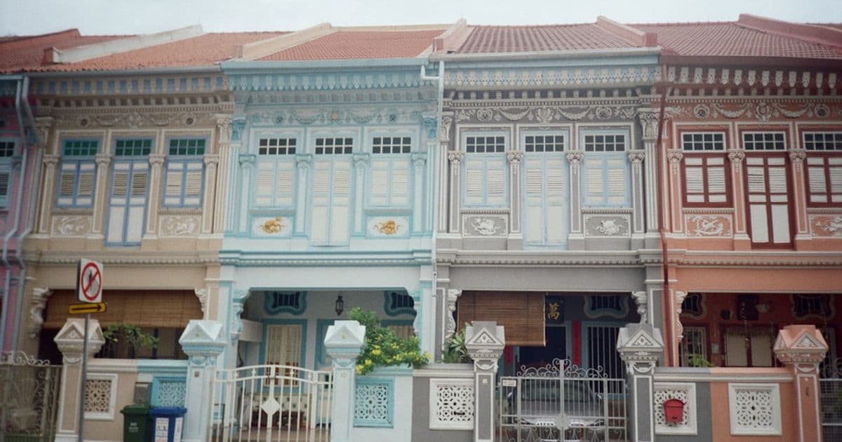 Singapore conservation shophouse facade, eligible security for a commercial bridging loan