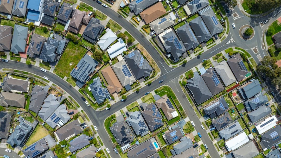 Street of new-build houses on a UK housing development