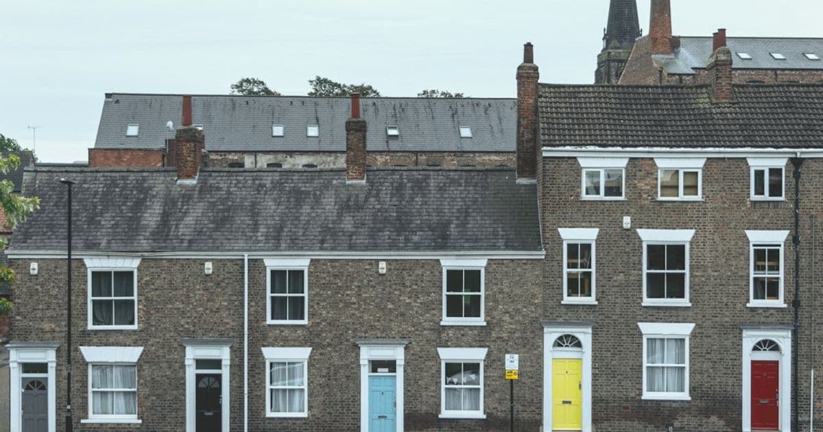 Kensington townhouse exterior on a London residential street